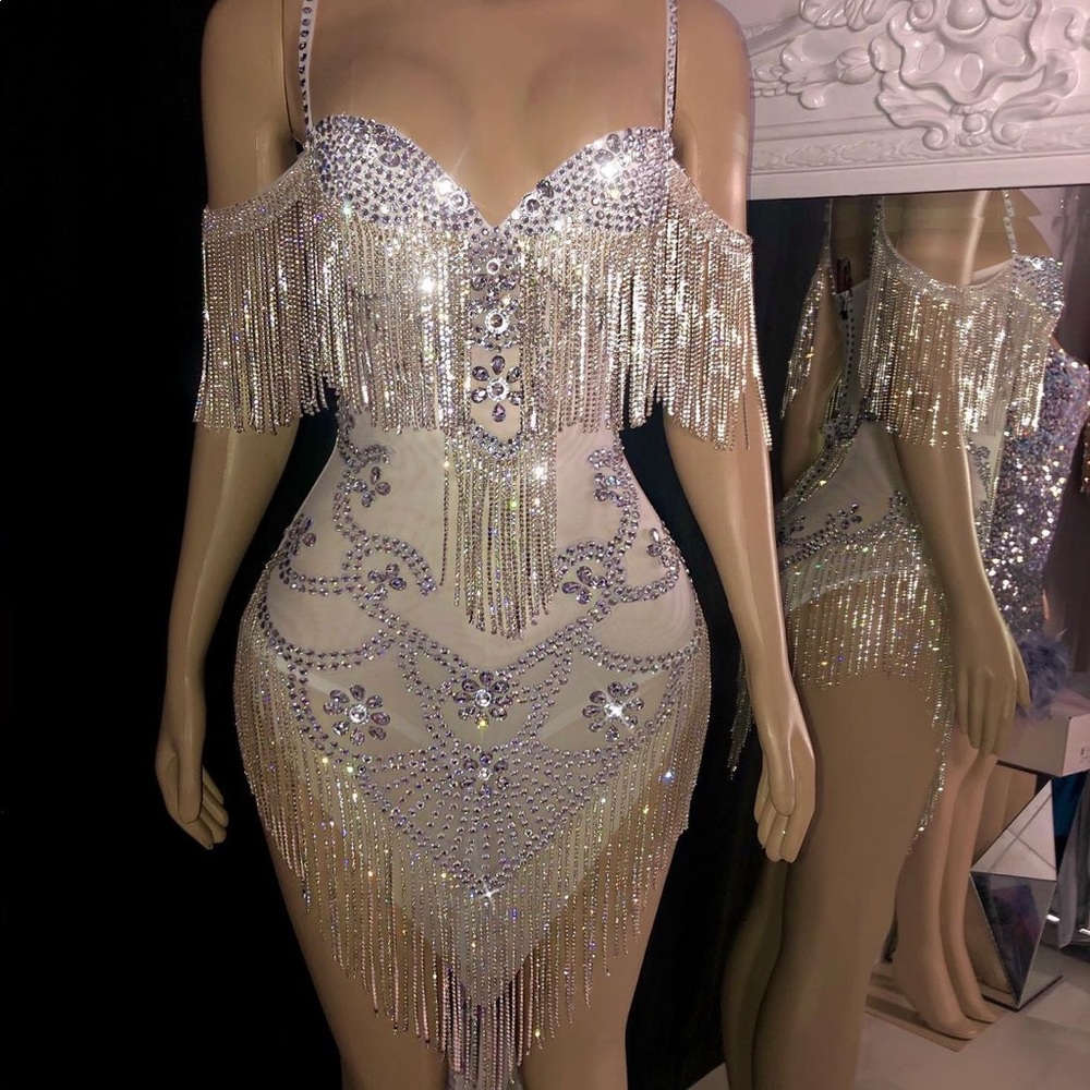 Diamond Rhinestone birthday dress